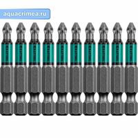 Биты, PZ1, 50 мм, тип хвостовика E 1/4", 1 шт поштучно Optimum Line