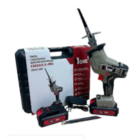 Пила Акк сабельная CRS20/2.0-PRO (1,6мм металл/200мм дерево,2акк,2А/ч,З/У,КЕЙС) №1