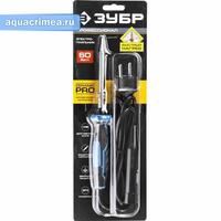 Паяльник ЗУБР "ПРОФЕССИОНАЛ" с двухкомпонентной рукояткой, с защитным колпачком, 60dn