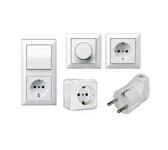 Розетки, вилки, выключатели