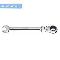 Комбинированный гаечный ключ трещоточный шарнирный 13 мм