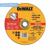 Диск абразивный DEWALT 230*2,8*22.2 металл DT 43913
