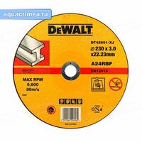 Диск абразивный DEWALT INDUSTRIAL 230*2.8*22.2 металл DT 42601Z