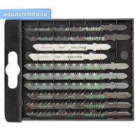 Набор KRAFTOOL Полотна для эл/лобзика, по дереву, ДСП, фанере, мягкому листовому металлу, EU-хвост.,