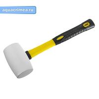 Белая резиновая киянка с фиберглассовой рукояткой, STAYER, 450г