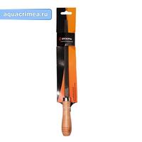 Напильник 200 мм  трехгранный деревянная рукоятка Вихрь