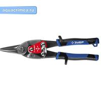 Ножницы по металлу, 250 мм, прямые, Cr-Mo, ЗУБР КАТРАН