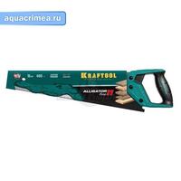 Ножовка для точного реза "Alligator Fine 11", 400 мм, 11 TPI 3D зуб, KRAFTOOL