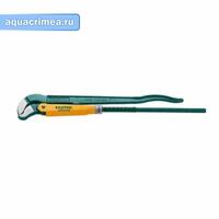 Ключ трубный, изогнутые губки, KRAFTOOL PANZER-S, №2