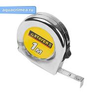 Рулетка-брелок, STAYER MINI 1м / 6мм