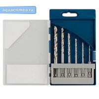 Набор сверл по металлу с шестигранным хвостовиком, сталь Р6М5, класс А, ЗУБР ПРОФ-А 6шт(2-8мм),