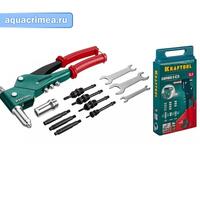 Заклепочник поворотный 0-360° в кейсе комбинированныйKRAFTOOL Combo3-M6