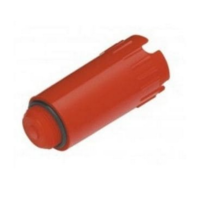 Заглушка для проверки герметичности длинная G1/2" красный
