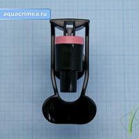 Краник для гор. воды с нар. резьбой мод. K21-LC, LCE, н/чаш, черный