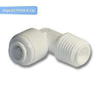 Фитинг угловой 1/4-1/4 трубка резьба МС0404