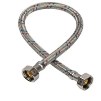 Гибкая подводка в нержавеющей оплетке 0,5 м, 1/2"-1/2", Г/Г