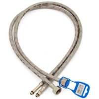 Гибкая подводка в силиконовой оплетке для смесителя 40 см, 1/2"-M10, Г/Ш ПАРА