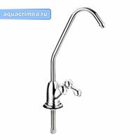 Кран F-07-2BC-L 1/4 silver одинарный п/о