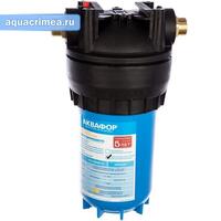 Корпус водоочистителя Аквафор Гросс Миди (10") соединение (переходник) 1" , арт.И6650