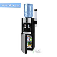 Напольный кулер Ecotronic H1-LF Black с холодильником (16 л)