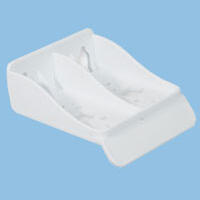 Одинарная пластиковая монтажная пластинна к колбе фильтра FXBR1P