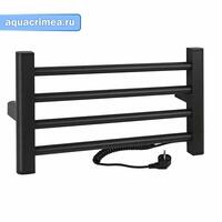 Полотенцесушитель электрический ГРАФИТ ЛЕСЕНКА 300 х 500 х 90 мм на 4 перекладины, 95 W, и