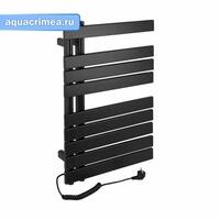 Полотенцесушитель ЧЕРНЫЙ элек. ЛЕСЕНКА односторонняя  800х505х115 на 9 перекладин, 210W