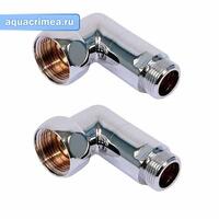 Угол для полотенцесушителя 3/4"-1/2"ВН (пара)