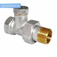 Запорный клапан для радиатора прямой 3/4