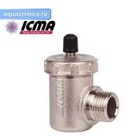 Воздухоотводчик автомат. угловой 1/2'' ICMA  715/82715AD06