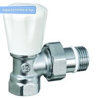 кран TIM ХРОМ радиатор угловой верх. 1/2 (шт.)