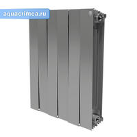 Радиатор бимет. Royal Thermo PIANO FORTE 500 (Silver Satin) (6 секц.