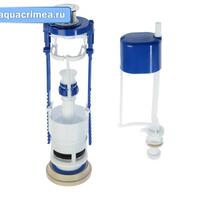 Арматура кнопочная АС 17.1 М( хром) .Нижняя подводка воды. плоский донный клапан