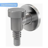 APS1 Сифон для стир.машины наружный хромированный