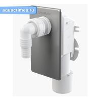 APS3 Сифон для стир.машины под штукатурку хромированный
