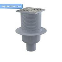 APV32 Сливной трап 105x105/50мм с прямой подвод., с гидрозатвором SMART