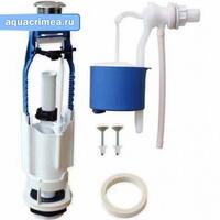 Арматура кнопочная АС 11.1 М( хром) 2х уровн.боковая подводка воды с универ. клап.  плоский