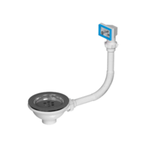 Выпуск 3 1/2" с прямоуг. переливом