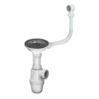 Сифон для кухни 3 1/2"х40 с кругл. переливом