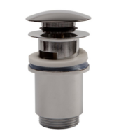 Донный клапан 1-1/4", 80мм, с переливом, хромированный с переходником на 7/8