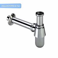Сифон комбинированный хром без вып. бок. F80 (трубка 30 см)