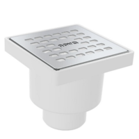 Трап вертик.D 50 решет.нерж. 100х100 мм