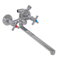 Смеситель для ванны с длинным изливом STEMIX