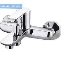 Смеситель для ванны настенный, OLIMP, хром, однорычажный, d-35 дайвотер штоковый, латунь