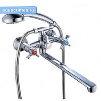 Смеситель для ванны, плоский излив, латунь, BOOUBA5333-4-B723-C018