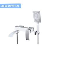 Смеситель д/ванны белый  G3207-8  (ф35, короткий гусак, евро перекл)           GAPPO