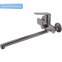 Смеситель для ванны с изливом 35см и переключателем в корпусе, пепельный цвет HB22533-3