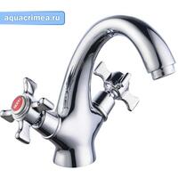 Смеситель для умывальника, шпилька, латунь, BOOUBA5341-1-B723