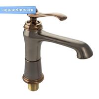 Смеситель для раковины, под состаренную МЕДЬ, шаровый
