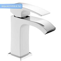 Смеситель д/раковины бел/хром  G1007-8     (ф35, на гайке)         GAPPO